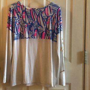 Lilly Pulitzer finn tee size small